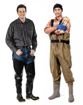 leather chest waders